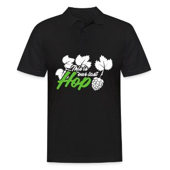Hopfen Bier Witz Hobbybrauer Bierbrauer - Männer Poloshirt - Schwarz - Vorne - Kai (181cm)