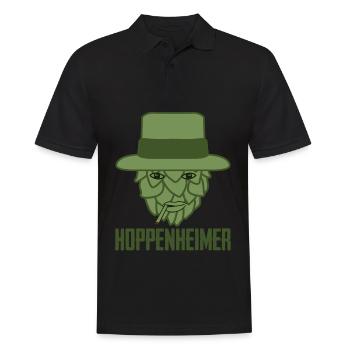 Hops Brewery Hobby Brewer Brewer - Men's Polo Shirt - black - Front - Kai (181cm)