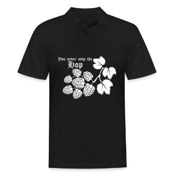 Beer Hops Beer Brewer Brewery - Men's Polo Shirt - black - Front - Kai (181cm)
