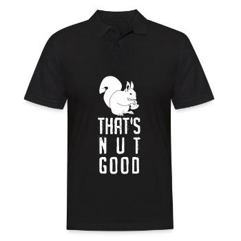 Eichhörnchen nicht gut - Männer Poloshirt - Schwarz - Vorne - Kai (181cm)