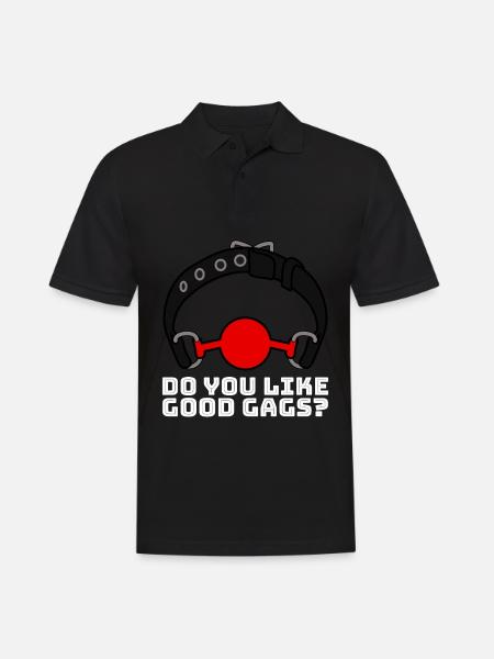 Aimez-vous les bons gags? - Polo Homme - noir