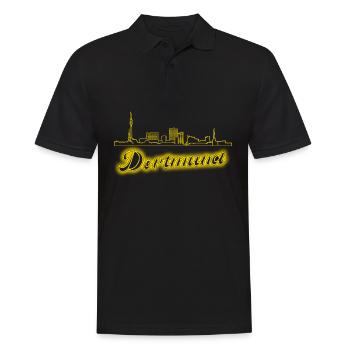 Dortmund Attractions Dortmund - Men's Polo Shirt - black - Front - Kai (181cm)