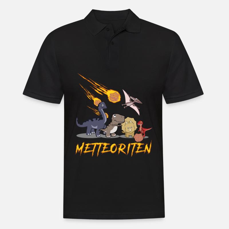 Mettbällchen Hackfleisch Mett Hack - Männer Poloshirt - Schwarz