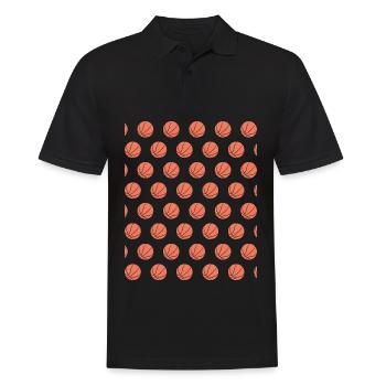 Basketball Basketball Balls Joueurs de basket-ball - Polo Homme - noir - Devant - Kai (181cm)
