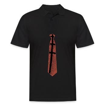 Basketball Tie Basketball Joueur de basket-ball - Polo Homme - noir - Devant - Kai (181cm)