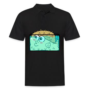 Poisson-globe dans l’aquarium Poisson-globe - Polo Homme - noir - Devant - Kai (181cm)