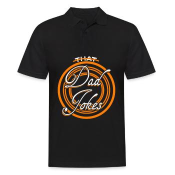 Joke Father Joke Jokes Dad - Men's Polo Shirt - black - Front - Kai (181cm)