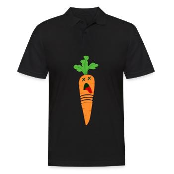 Carottes Mortes Carotte - Polo Homme - noir - Devant - Kai (181cm)