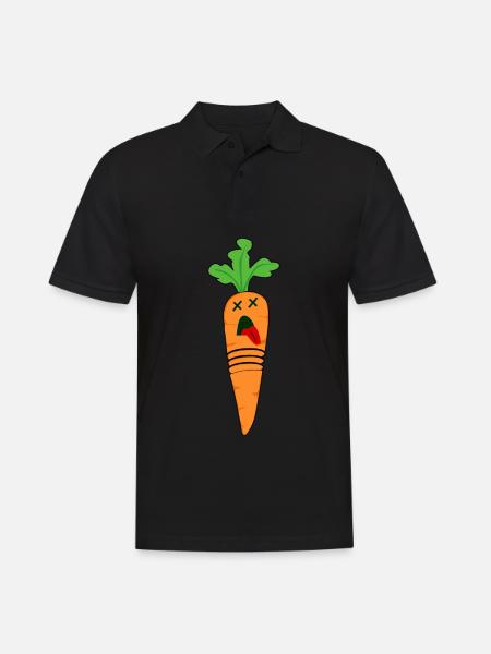 Carrots Dead Carrot - Men's Polo Shirt - black