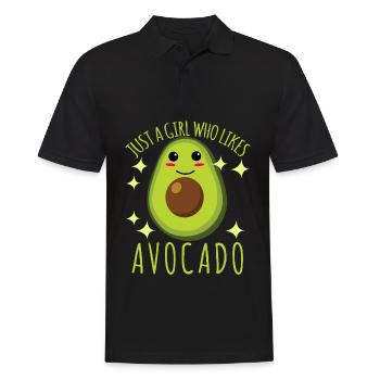 Avocado Girl Avocados - Männer Poloshirt - Schwarz - Vorne - Kai (181cm)
