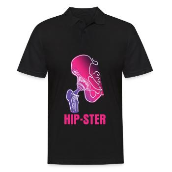 Chirurgie drôle de la hanche d’implant de hanche - Polo Homme - noir - Devant - Kai (181cm)