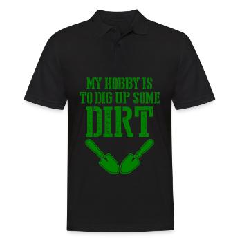 Gardening Landscaping Garden Gardener - Men's Polo Shirt - black - Front - Kai (181cm)