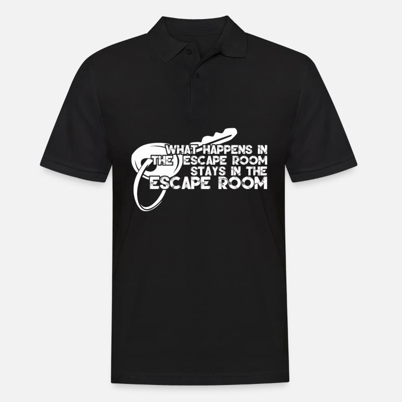 Jeu d’évasion - Polo Homme - noir