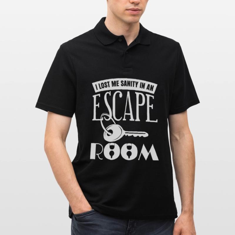 Blague de jeu d’évasion Polo Homme