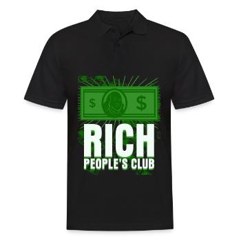 Actions Économie Actions Capitalisme - Polo Homme - noir - Devant - Kai (181cm)