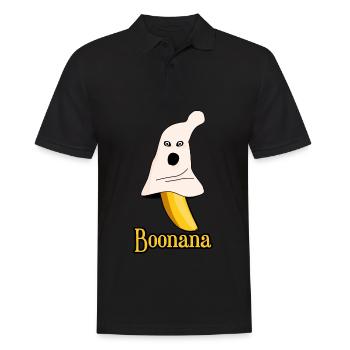 Banana Ghost Bananas - Men's Polo Shirt - black - Front - Kai (181cm)