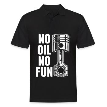 Workshop Car Oil Mechanic - Men's Polo Shirt - black - Front - Kai (181cm)