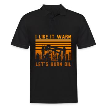 Oil Mechanic Car Gasoline Workshop - Men's Polo Shirt - black - Front - Kai (181cm)