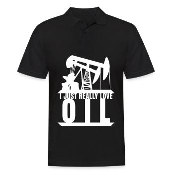 Mechanic Workshop Car Oil - Men's Polo Shirt - black - Front - Kai (181cm)