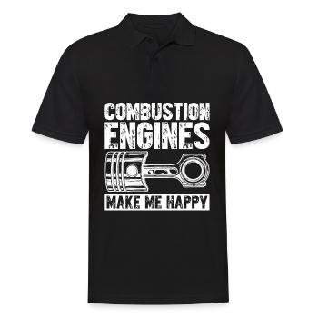 Mechanics Combustion Engine Mechanic - Men's Polo Shirt - black - Front - Kai (181cm)