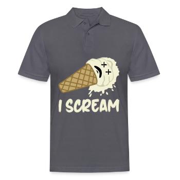 Icecream Screaming Ice Cream - Männer Poloshirt - Anthrazit - Vorne - Nico (186cm)