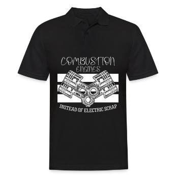 Combustion Engine Mechanics Mechanic - Men's Polo Shirt - black - Front - Kai (181cm)