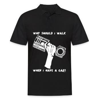 Mechanic Combustion Engine Mechanics Car - Men's Polo Shirt - black - Front - Kai (181cm)