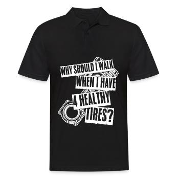 Mechanic Combustion Engines Mechanics - Men's Polo Shirt - black - Front - Kai (181cm)