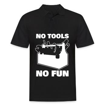 Tool Craftsman DIY Tools - Männer Poloshirt - Schwarz - Vorne - Kai (181cm)