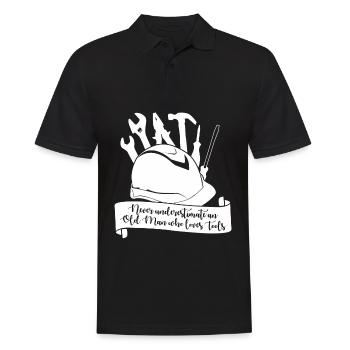 Craftsman Tool DIY Tools - Männer Poloshirt - Schwarz - Vorne - Kai (181cm)