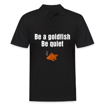 Poisson d’or Poissons rouges Poisson rouge - Polo Homme - noir - Devant - Kai (181cm)
