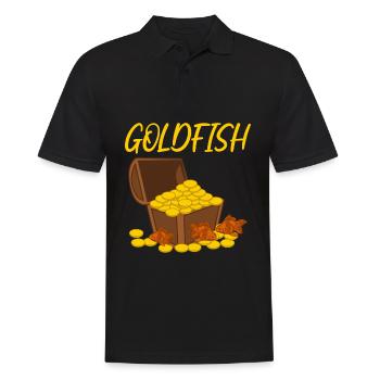 Poisson d’or Poisson rouge - Polo Homme - noir - Devant - Kai (181cm)