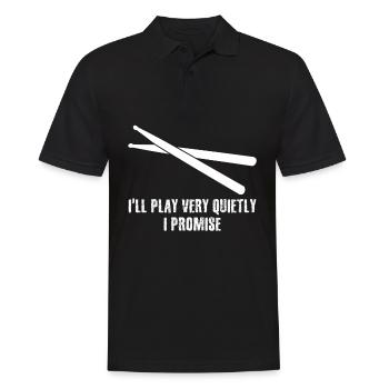 Drummer Drum Drumset Drums Drumsticks - Polo Homme - noir - Devant - Kai (181cm)