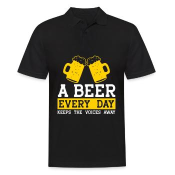 Brassage de bière Brasserie à domicile Bière artisanale - Polo Homme - noir - Devant - Kai (181cm)