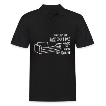Canapé Blague Canapé paresseux - Polo Homme - noir - Devant - Kai (181cm)