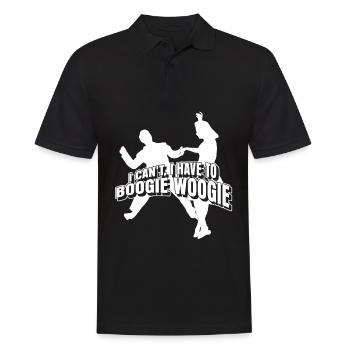 Boogie Woogie Dancing Swing - Men's Polo Shirt - black - Front - Kai (181cm)