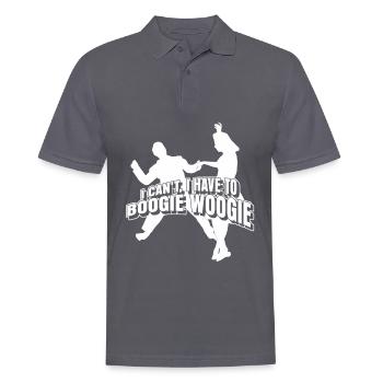 Boogie Woogie Dancing Swing - Männer Poloshirt - Anthrazit - Vorne - Nico (186cm)