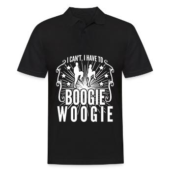 Boogie Woogie Swing Dancing - Men's Polo Shirt - black - Front - Kai (181cm)