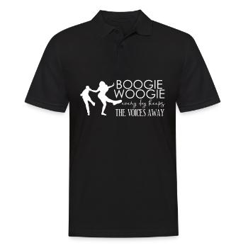 Boogie Woogie Joke Swing Dancing - Männer Poloshirt - Schwarz - Vorne - Kai (181cm)