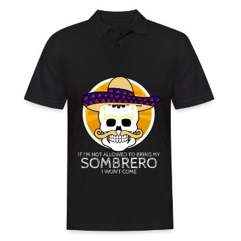 Sombrero Mexique Mexicains Mexicains - Polo Homme - noir - Devant - Kai (181cm)