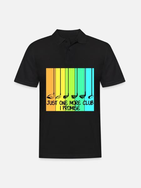 Golf Club Golf Players - Men's Polo Shirt - black