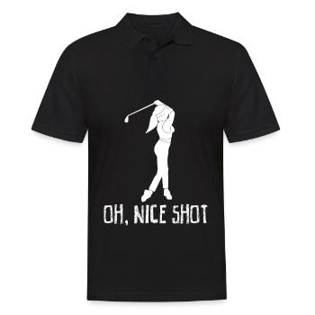 Golf Girl Golf Club - Polo Homme - noir - Devant - Kai (181cm)