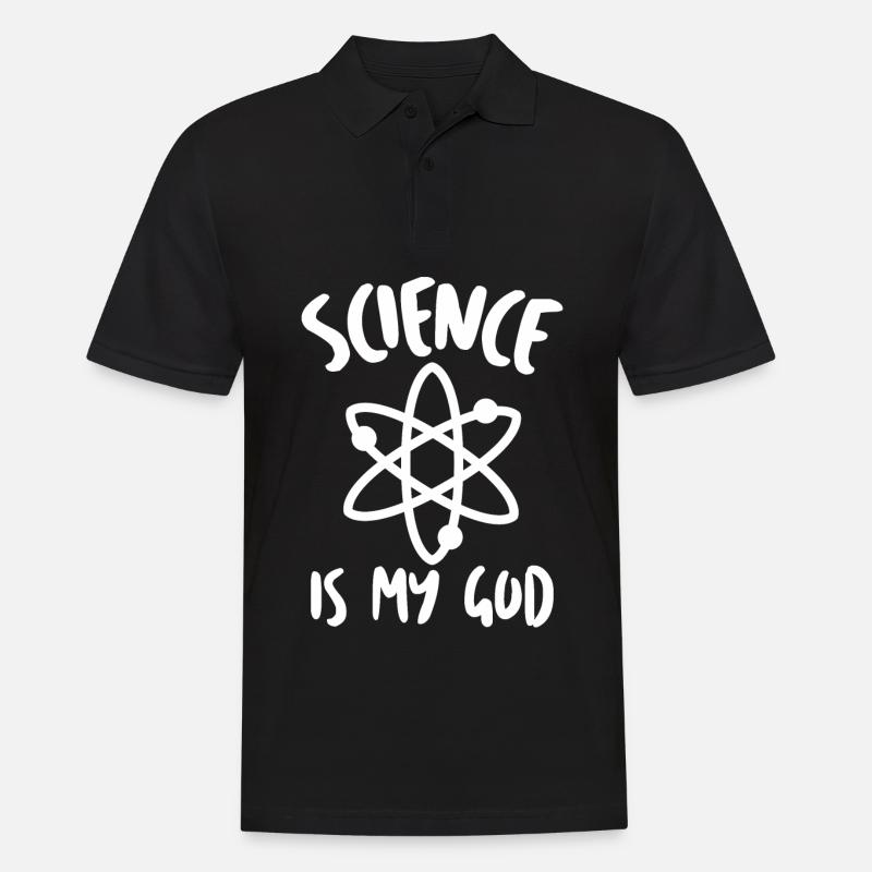 Athéisme agnostique Science Athée - Polo Homme - noir