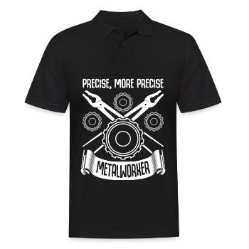 Blacksmith Metalworker Metal Work Welder - Men's Polo Shirt - black - Front - Kai (181cm)