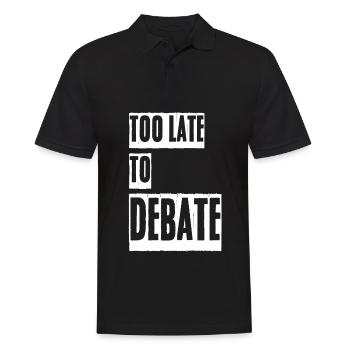 Discussion Équipe de débat Club de débat - Polo Homme - noir - Devant - Kai (181cm)