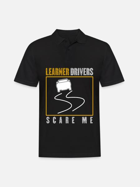 Driving Instructor Learner Driver - Men's Polo Shirt - black