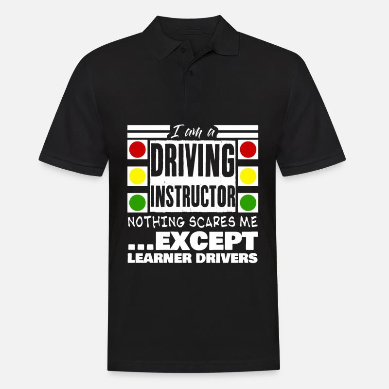 Driving Instructor Learner Drivers - Men's Polo Shirt - black