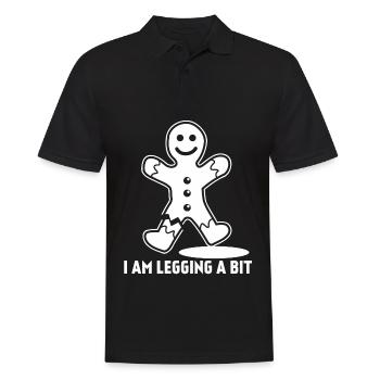 Admin Gamer Lag Gingerbread Man - Men's Polo Shirt - black - Front - Kai (181cm)