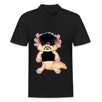 Goth Axolotl Gothique Occulte Grunge - Polo Homme - noir - Devant - Kai (181cm)