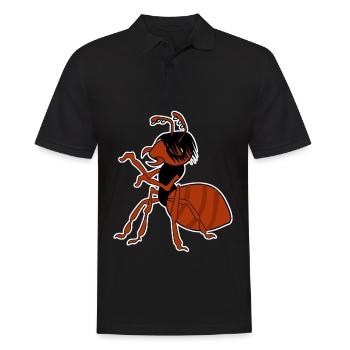 Goth Ant Gothique Occulte Grunge - Polo Homme - noir - Devant - Kai (181cm)